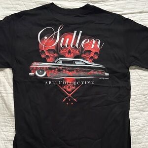 Sullen Art Collective Black and Red Graphic Tee